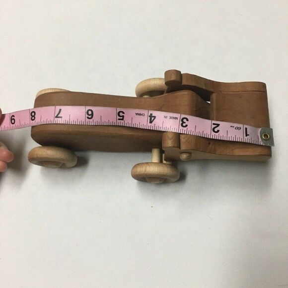 Vintage Animated Hardwood Push Toy Hippo Toy - Picture 11 of 12